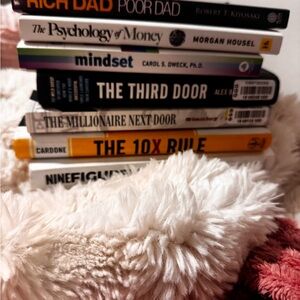 Stack of Motivational Books